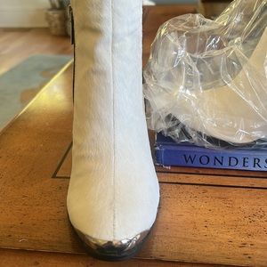 Black and White Booties